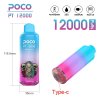 Poco Pt12000 Puffs 12000 Puffs Cigarettes Disposable Vape Puff 12k Smoking Vapers In Eu Warehouse
