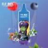 ELF BOX 14000 Pro Puffs Disposable E Cigarettes Vapers Puff 14k 0% 2% 3% 5% LED Display 1.0ohm Mesh Coil 25ml Prefilled Pod 600mah Rechargeable RGB Light Lanyard Pen