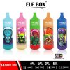 Elf Box Pro 14k Disposable Vape 14000 Puffs E-Cigarette Vaper With Rgb Light Lanyard