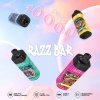 Eu Warehouse Wholesale Disposable Vape 10000 Puffs E Cigarette Mesh Coil Vaper Pen Razz Bar 10k Puff