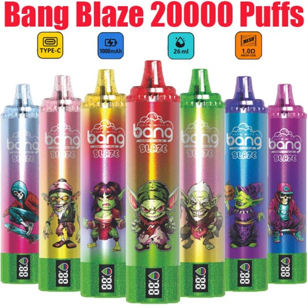 Bang 20k Puffs,Bang Blaze 20000 Puffs,Bang King,disposable electronic cigarette,DISPOSABLE VAPE,electronic cigarette wholesale,PUFF,vaper