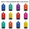 Orignial Zooy Rainbow Box 16000 Puff 16k Disposable Vapes