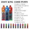 15000 Puff Zooy King 15k 15000 Puffs Vaper Desechables E Cgarette Disposable Vape With Power Display