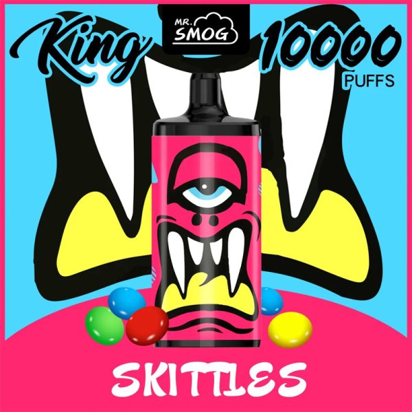 Original Vapsolo King 10000 Puffs Disposable E-Cigarettes 2% 5% 20ml Recharger Vape Vaper 10k Puff