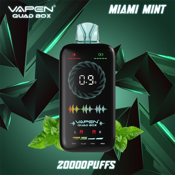 VAPEN-QUAD-BOX-Razz-bar-geekbar-elfbar-Jnr-vape-RANDM-RM-MIAMI MINT