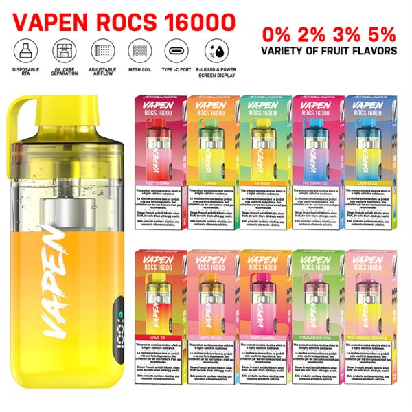 VAPEN ROCS 16K Razz bar geekbar elfbar Jnr vape RANDM R&M