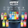 EU Warehouse Ultimate Vapen Rocs Vape Device 16000 Puffs with User-Friendly LCD Display 16K Puff Disposable Vape