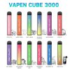 Wholesale VAPEN CUBE 3000 Puffs Disposable Vape 0% 2% 5% Nicotine 12 Fruity Flavors No need to charger Vapes In Stock