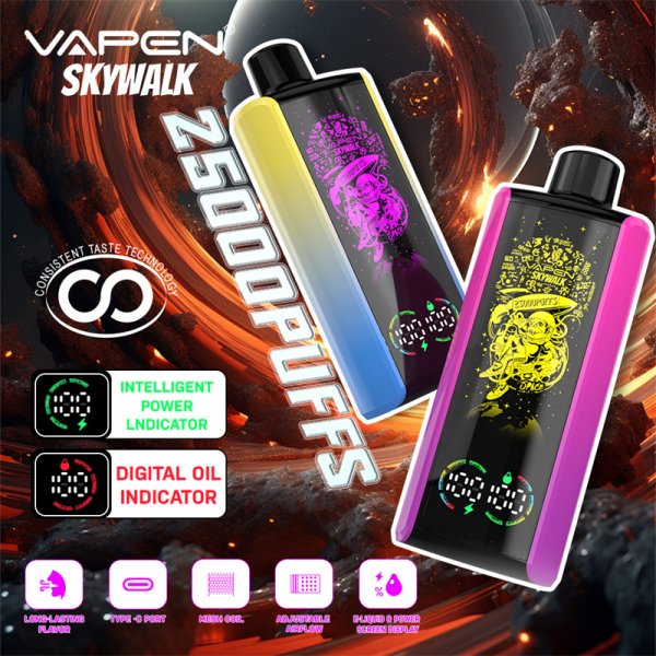 VAPEN-Skywalk-25000-25K-Puffs-Disposable-Vape-Consistent-Taste-Oil-and-Electricity-Display-Vapsolo-Super-RazzBar-Razz-Bar-ELF-BAR-GEEK-BAR-15000-15K-Pufff-2