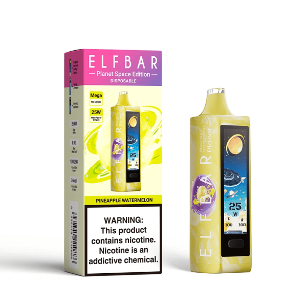 elf bar planet pineapple watermelon rechargeable disposable vape