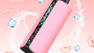 vapen flow 40k puff vape peach ice