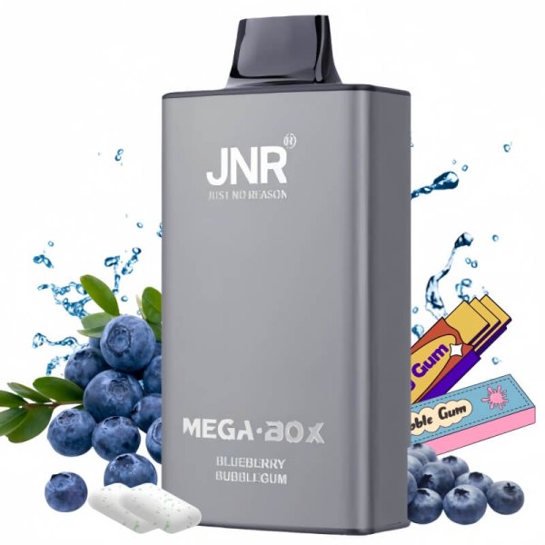 JNR MEGA BOX 25000 puffs vape bluerberry bgubble gum