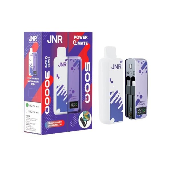 JNR POWER MATE 30K puffs vape peach mango watermelon