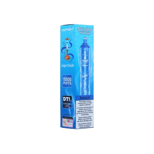 VAPEN SHISHA HOOKAH 15K VAPE blueberry ice