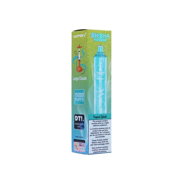VAPEN SHISHA HOOKAH 15K VAPE tropical spalash