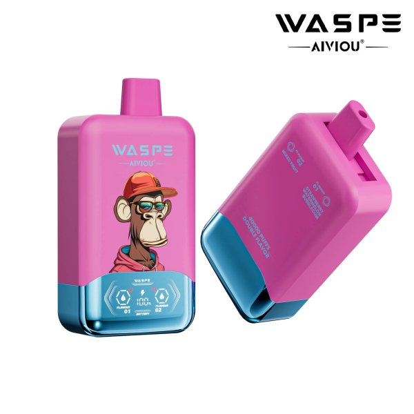 VASPE 40K puff dual flavors disposable vape mixed fruit & strawberry watermelon bubblegum