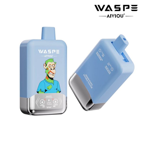 VASPE 40K puff dual flavors disposable vape watermelon bubblegum & blue razz lemonade