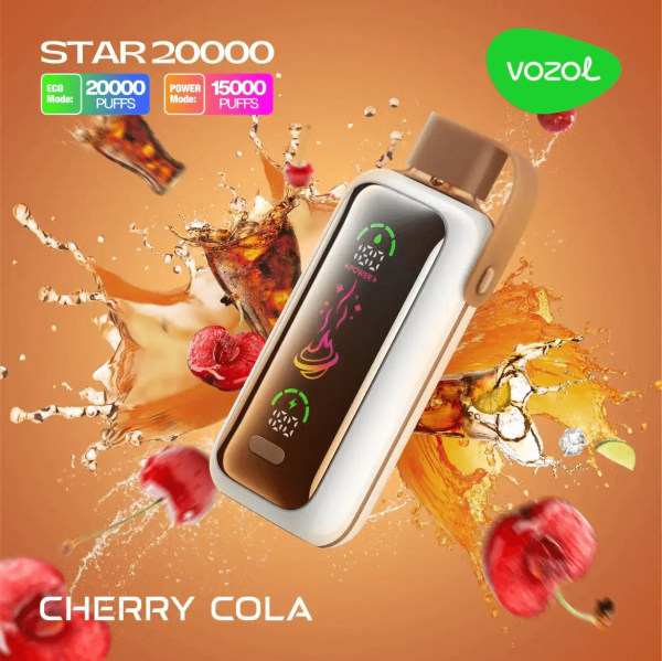 VOZOL STAR 20K Puff disposable vape cherry cola