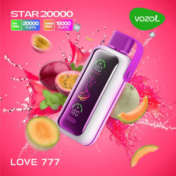 VOZOL STAR 20K Puff disposable vape love 777