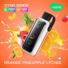 VOZOL STAR 20K Puff vape orange pineapple lychee