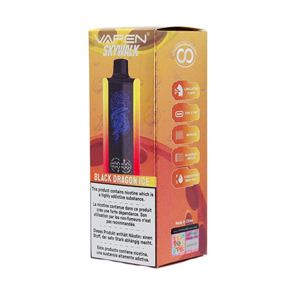 vapen skywalk 30k puffs black dragon ice