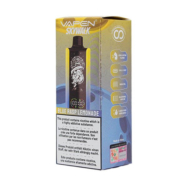 vapen skywalk 30k puffs blue rasp lemonade