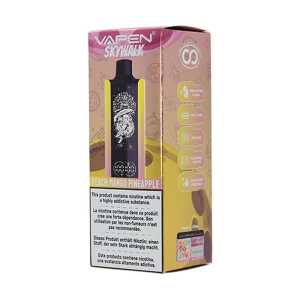 vapen skywalk 30k puffs peach mango pineapple