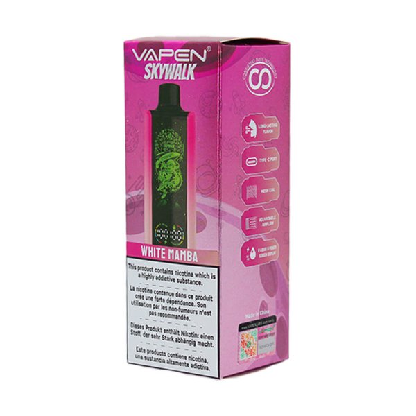 VAPEN SKYWALK 30000 Puffs Vape Mesh Coil Technology  LED Screen Disposable