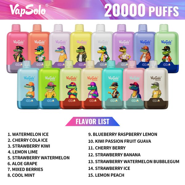VAPSOLO HONOR 20K Puffs Vape 01