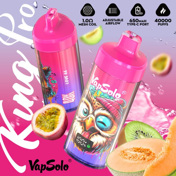 VAPSOLO SUPER PRO 40K puffs vape love 66