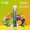 Elf Box Crystal Bar 600 Puffs disposable vape Kiwi Passion Fruit