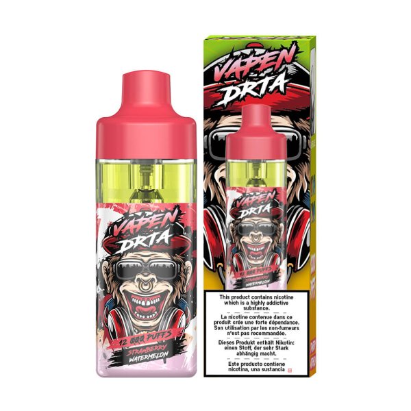 VAPEN DRTA 12000 Puffs Vape strawberry watermlon